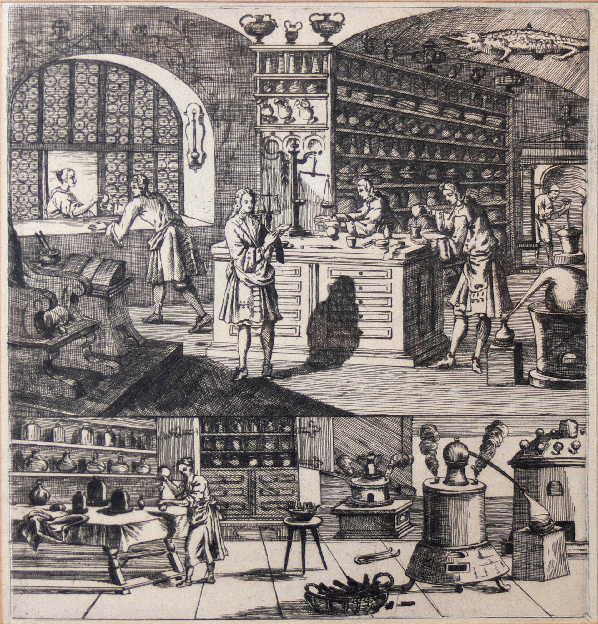 A 18. századi patika